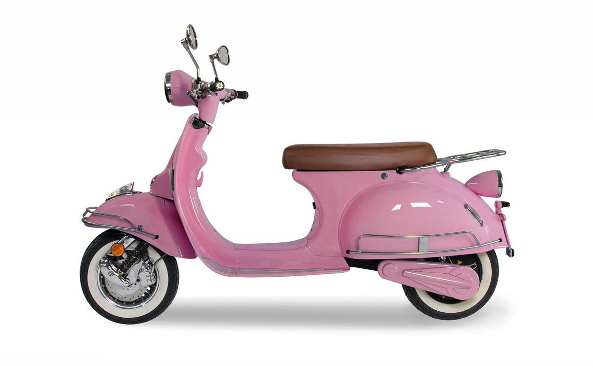 Powerlane Greta E-Roller rosa Seitenansicht