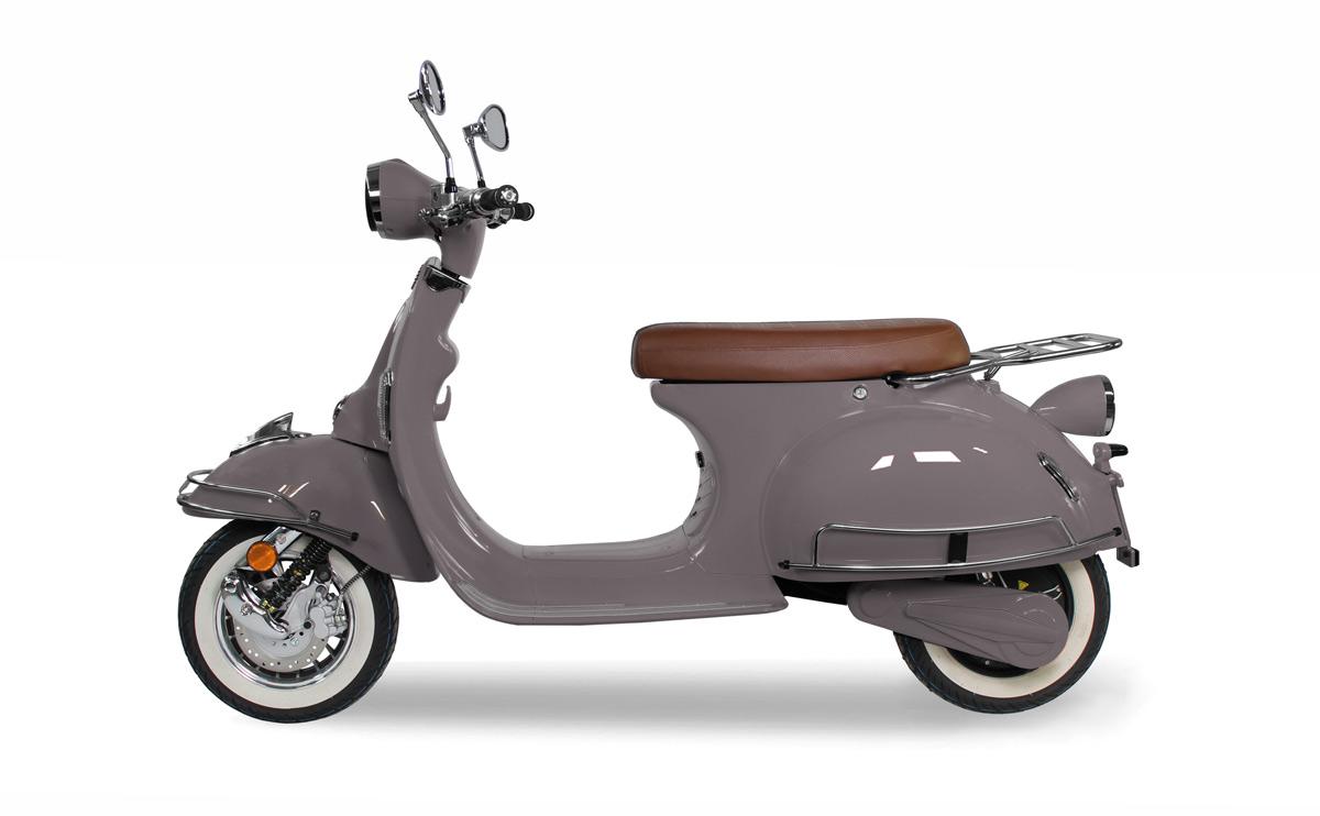 Powerlane Greta E-Scooter grau Seitenansicht