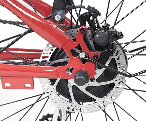 Powerlane Carico Scheibenbremse Vorderrad rot