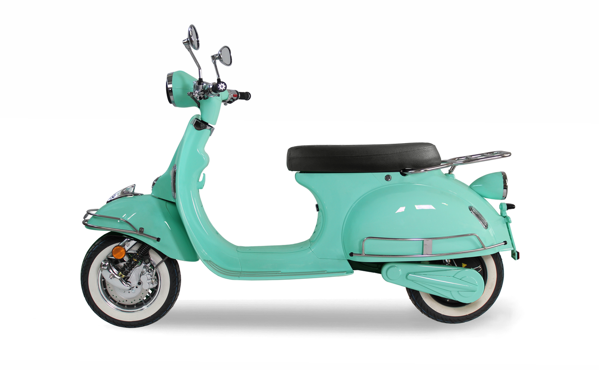 Powerlane Greta E-Scooter türkis Heckansicht