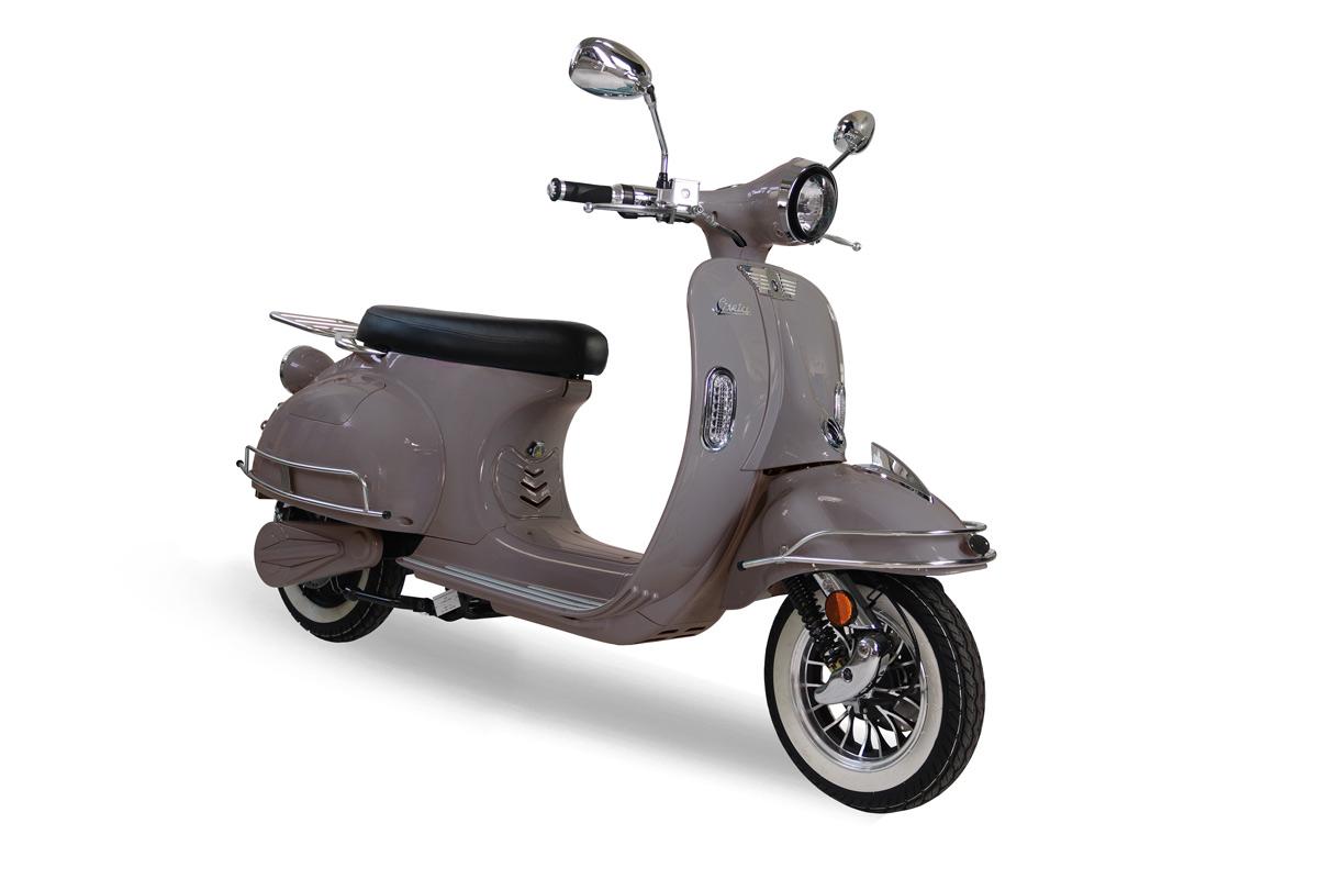 Powerlane Greta E-Roller grau Seitenansicht