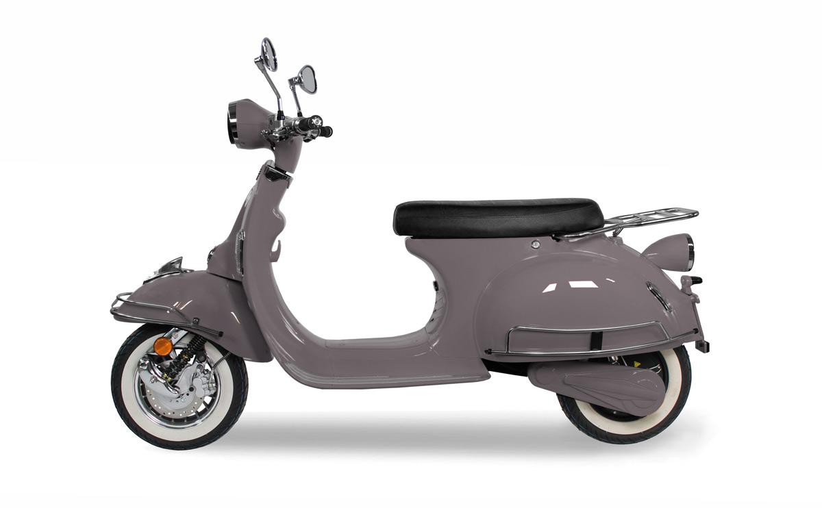 Powerlane Greta E-Scooter grau Heckansicht