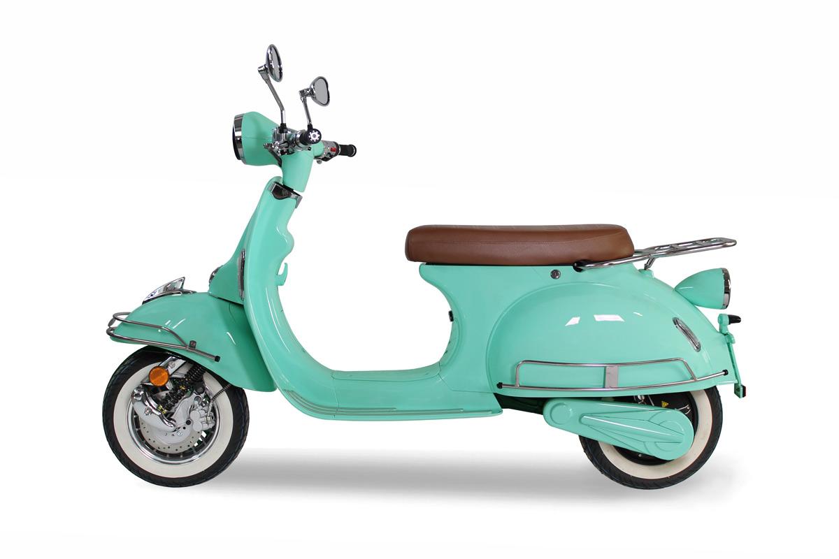 Powerlane Greta E-Scooter türkis Seitenansicht