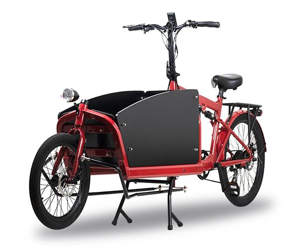 Powerlane Carico E-Lastenrad rot Frontansicht gerade