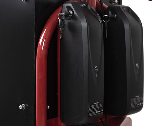 Powerlane Carico Akku Detail rot
