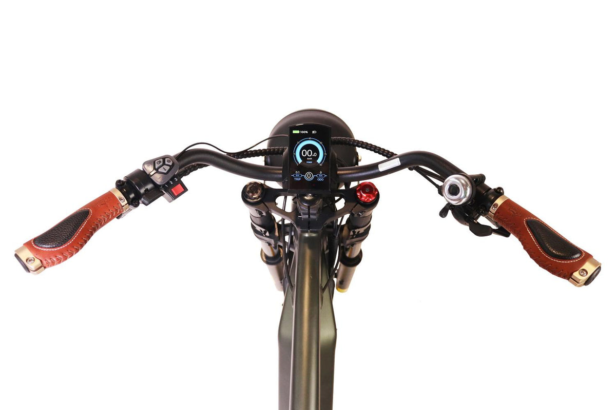 Powerlane Kruzer E-Bike Lenker Cockpit Draufsicht